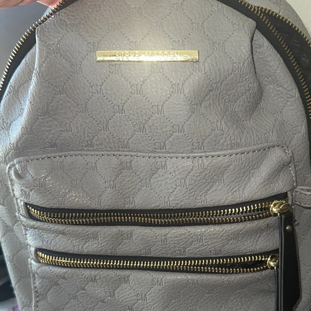 Steve Madden Mini Gray Backpack - Picture 5 of 16